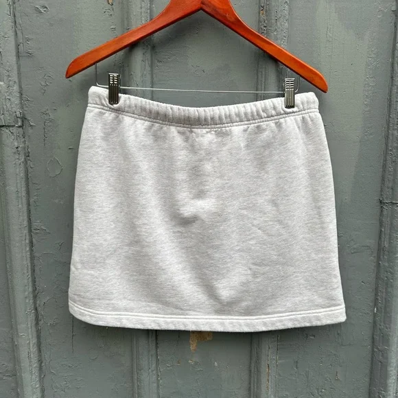 Wilfred Free Grey Terry Fleece Skirt, size M - Picture 4 of 8